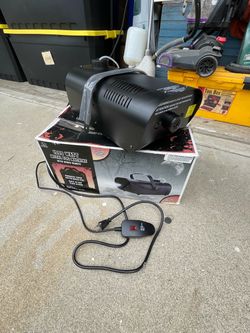 1000-Watt Metal Fog Machine with Wired Remote