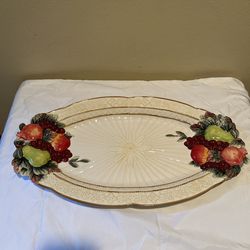 Vintage Fruit Platter - possible Fitz and Floyd* 19 inches long