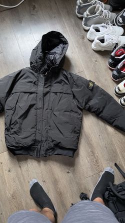 Stone island micro down coat size XL