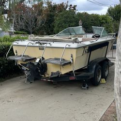 Mid-70s Sea Ray SRV And NICE TRAILER -19ft 3i 
