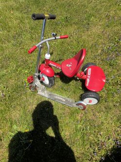 Kids razor scooter and tricycle.$30 for both