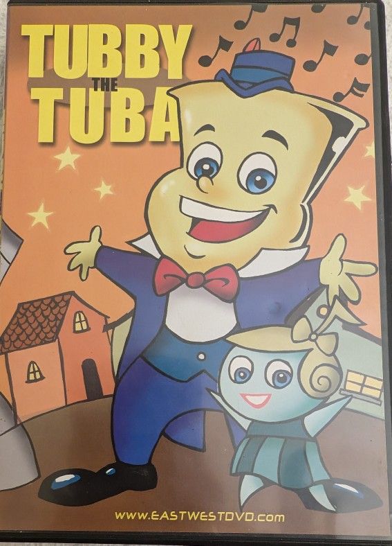 Tubby Tuba Movie Video DVD By Eastwestdvd. Old Cartoon, Like New. Pickup East Or West