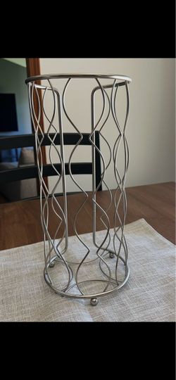 Brushed Nickel Toilet Paper Stand
