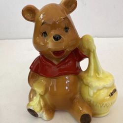 Vintage Disney Winnie The Pooh Ceramic Figure Japan