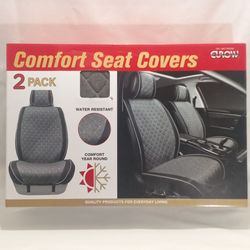 EUROW Quilted Seat Covers 2-Pack