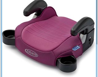 Pink booster seat used