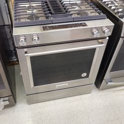 KITCHEN AID DOWNDRAFT DUAL FUEL RANGE OPEN BOX ITEM 1YD0