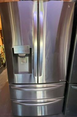 LG 4 door refrigerator stainless steel