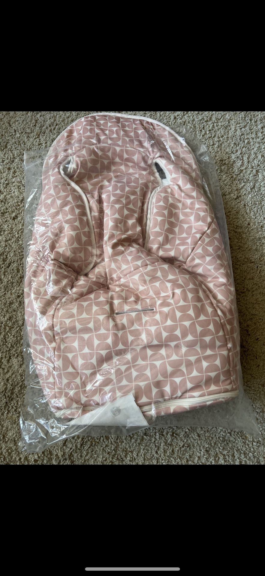 Orbit G5 Stroller Canopy Mosaic Blush and Orbit Stroller Footmuff Mosaic Blush