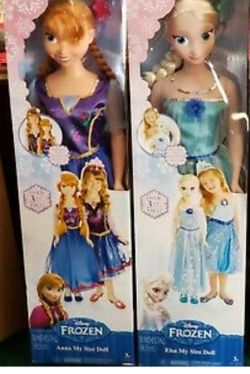 Elsa & Anna 38 Inch Doll's