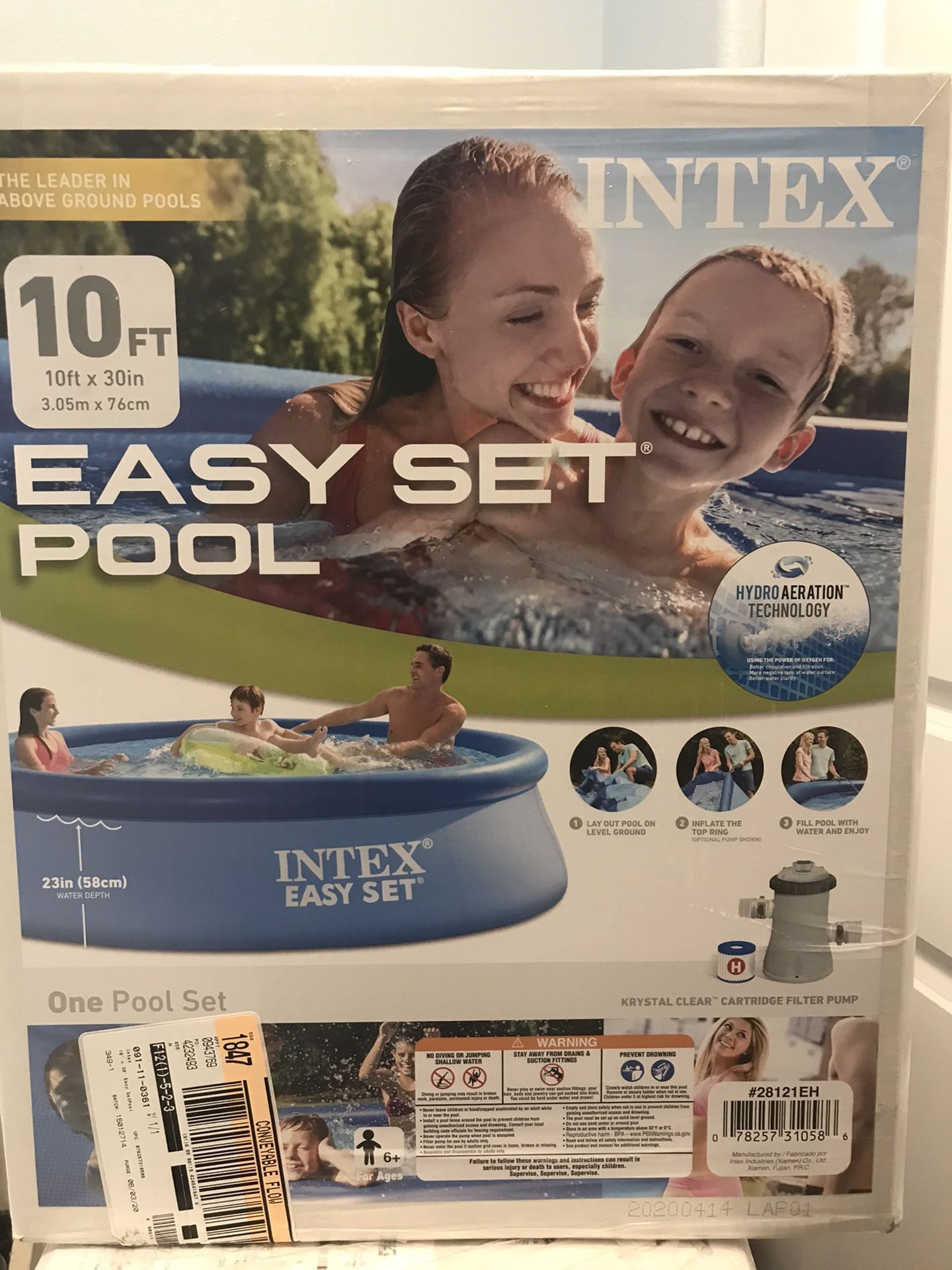 Intex 10x 30 in Easy set pool