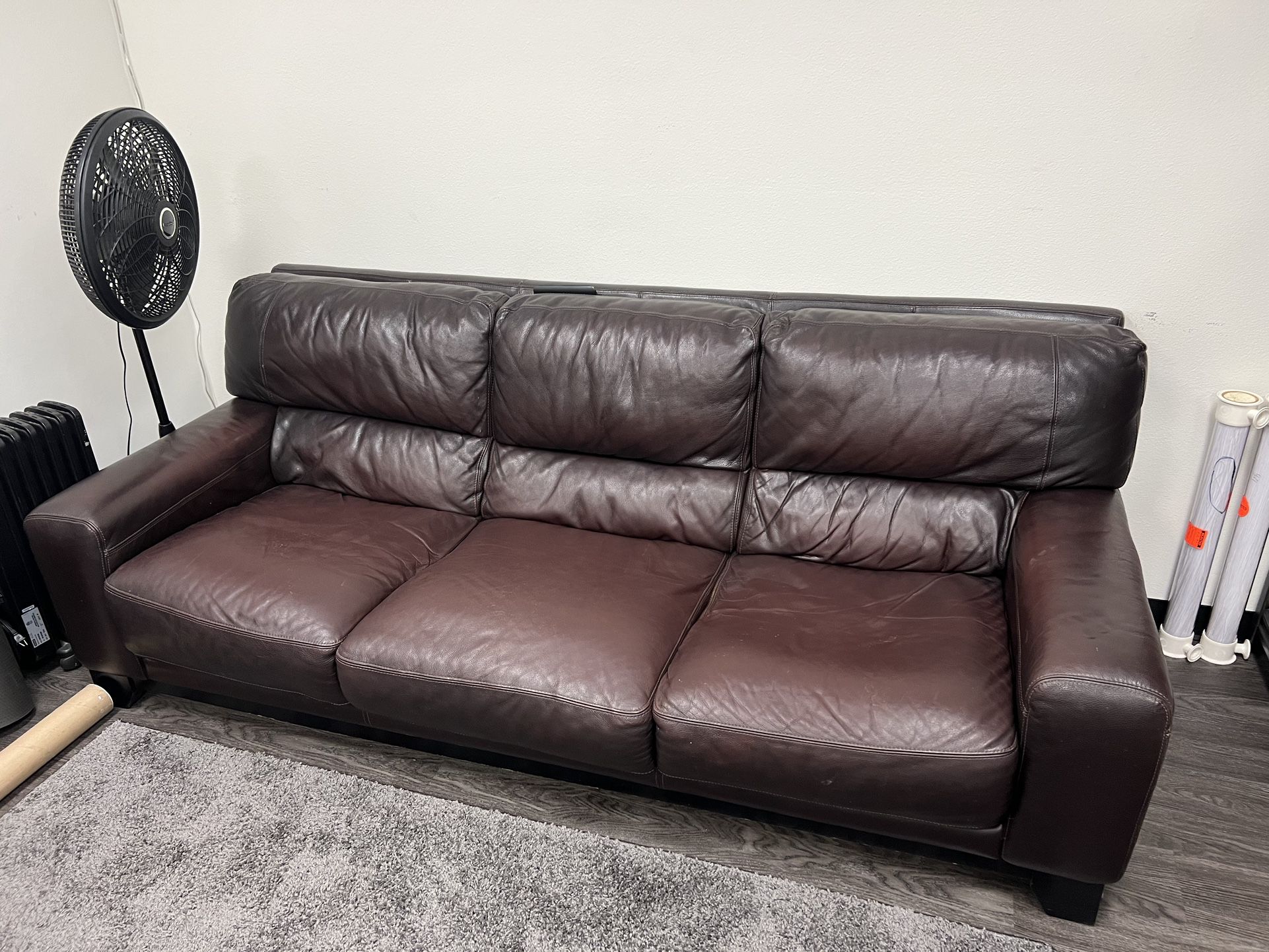 Leather Couch sofa