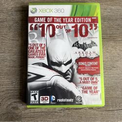 Batman Arkham City Game of The Year Edition - Xbox 360