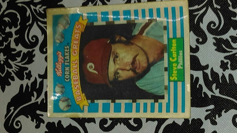 KELLOOGG'S 3D # 8 Steve Carlton Philadelphia Phillie's