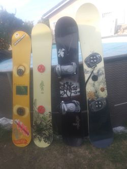 6  Snowboards  For Sale