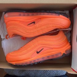 Neon Orange Shoes 