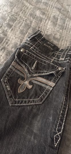Men’s 2026 rock revival size 32 straight jeans