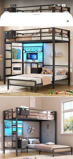 Bunk bed with Desk