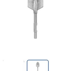 XtremepowerUS 1-1/8" Hex Shank 5" Shovel Width Construction Clay Spade Scoop Shovel Bit for Electric Demolition Jack Hammer w/Carrying Case 61111