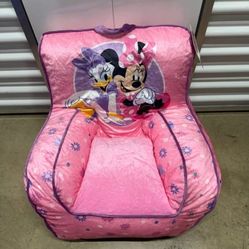 Minnie Mouse Square Beanbag Chair Pink