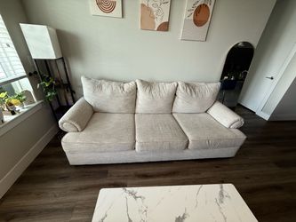 Sofa Beige (used for less than a year)