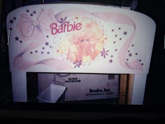 TWIN SIZE BARBIE HEADBOARD