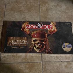 Unused, unopened, undamaged Pirates of the Caribbean Monopoly