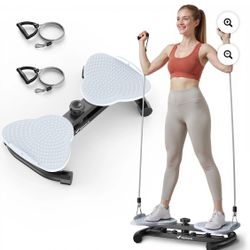 MERACH Slim Waist Twister - 300 lbs Silent Ab Toner Machine for Women, Core Workout Board, Home Gym Equipment for Hourglass Figure & Love Handle Reduc