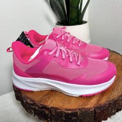 Girl Mesh Jogger Lace Up Sneakers Size 1 & 4