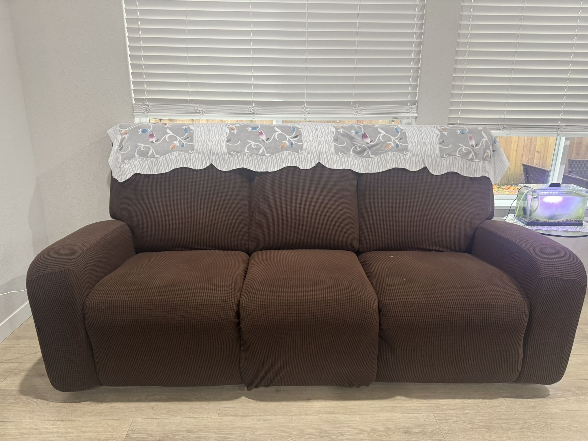 Ultimate leather Recliner Sofa Set 