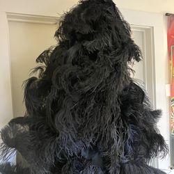 Black Feather Christmas Tree 