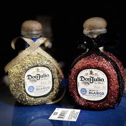 Sparkled Tequila Bottles