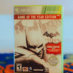 Xbox 360 - BatMan Arkham City (CIB)