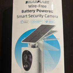 virtavo SolarFlask Solar Security Cameras Wireless Outdoor, 2K Starlight Lens, Color Night Vision, Battery Powered, AI Motion Detection, for Home Secu