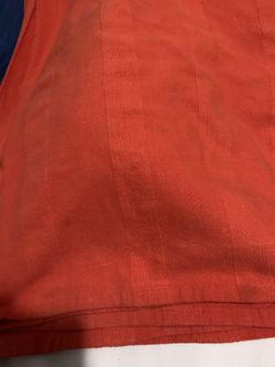 Orange cotton bed cover