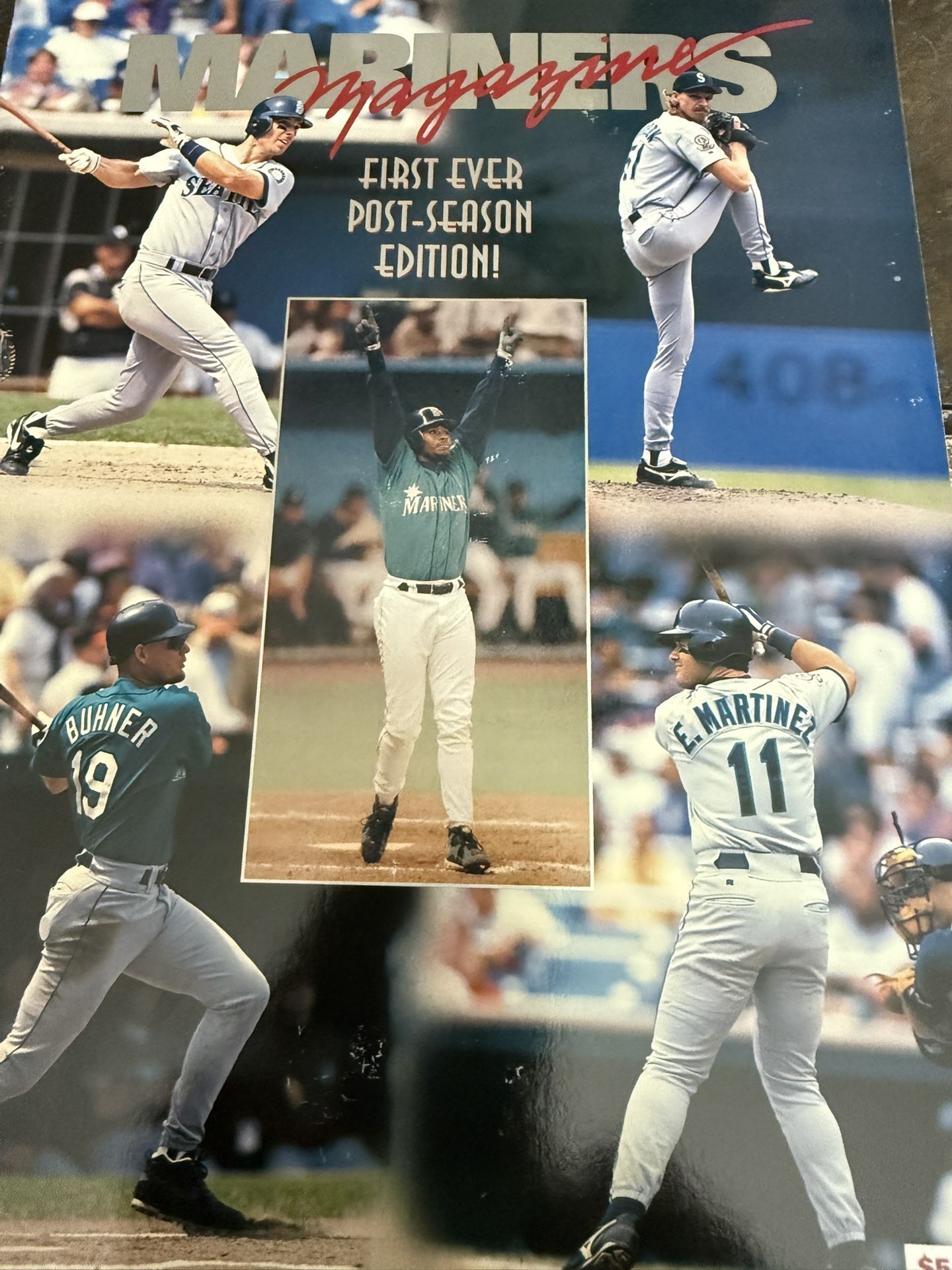 1995 Seattle Mariners First Ever Post Season Edition Of Mariners magazine