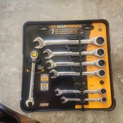 Gear Wrench 7 Piece Metric Wrench Set