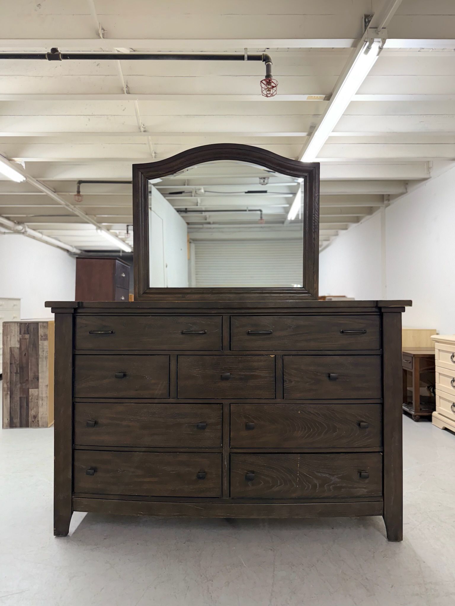 Broyhill 9 Drawer Dresser with Mirror