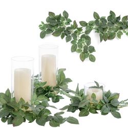 Ling’s Moment Rose Leaf Garland Wreath