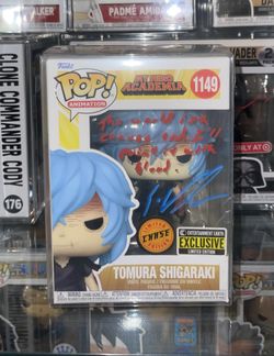 Funko Pop! Animation: Tomura Shigaraki #1149 EE Chase Signed by Eric Vale
