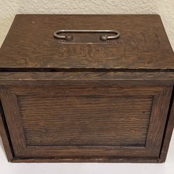 Antique Mahjong Set In Wooden Case