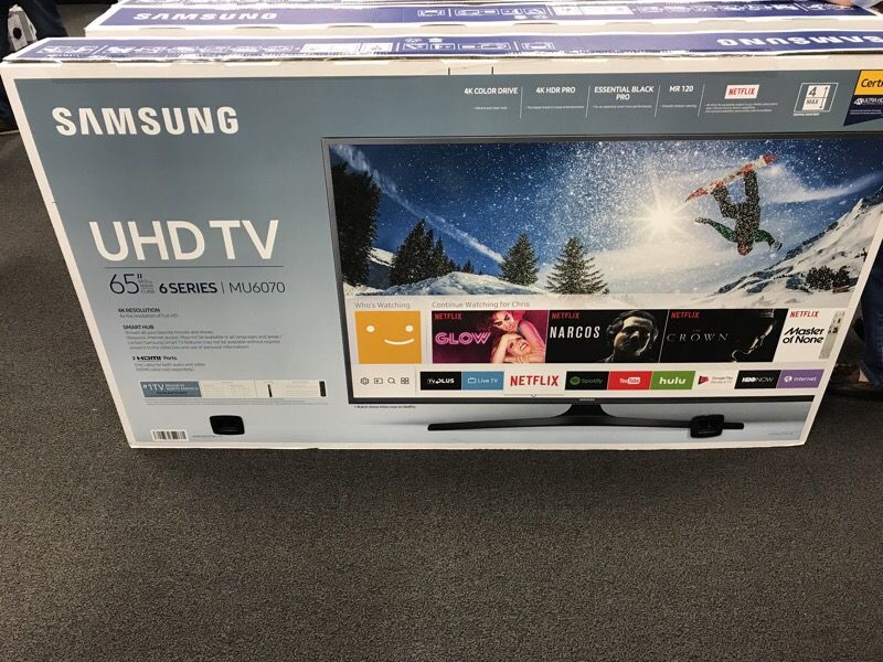 Samsung UHDTV 65” 6 series Mu6070