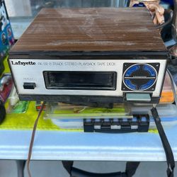 Lafayette 8-Track Player