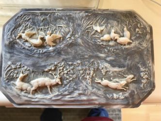 Stone Carved Box