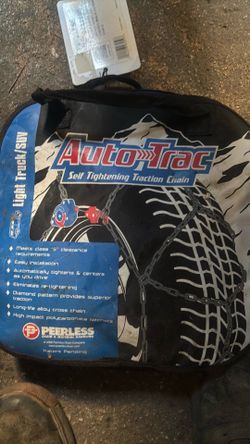 Auto trac self tightening traction chain