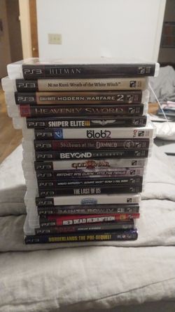 PS3 Games $10/each