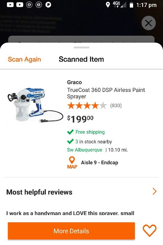 New Graco Truecoat 360 Airless Sprayer