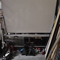 4 ft tall by 6 ft wide movable  Double Sideed White Board