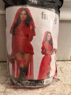 Forplay Red Bride Halloween Costume Set