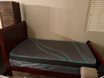 Twin Bed practically brand new!!!